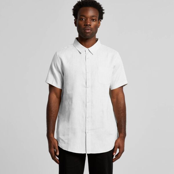 LINEN SS SHIRT WHITE 2XL Thumbnail