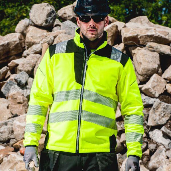 Portwest PW3 Hi-Vis Soft Shell Jacket Thumbnail