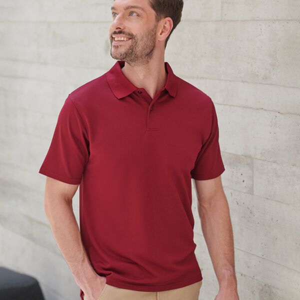Henbury Coolplus® Wicking Piqué Polo Shirt Thumbnail