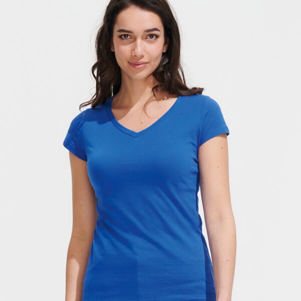 SOL'S Ladies Moon V Neck T-Shirt Thumbnail